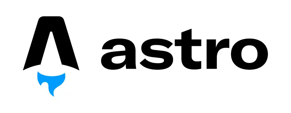 Astro logo coloured blue